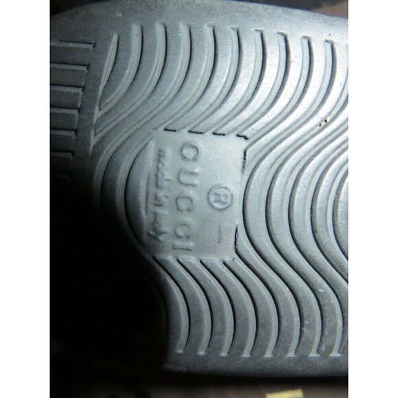 Gucci Ace Quilted G Rhombus Black Matelassé Leather Sneakers Shoes 7.5 men 9.5 - Picture 8 of 14